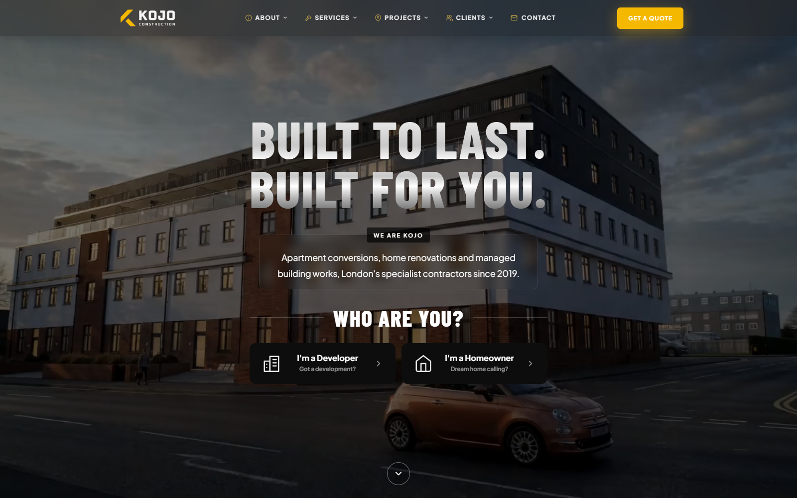 Kojo Ltd — website by PoshLayer